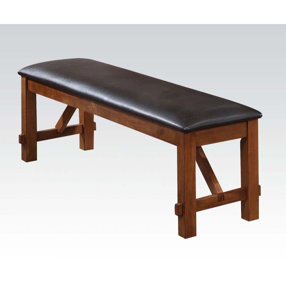 Red Barrel Studio? Demica Faux Leather Bench